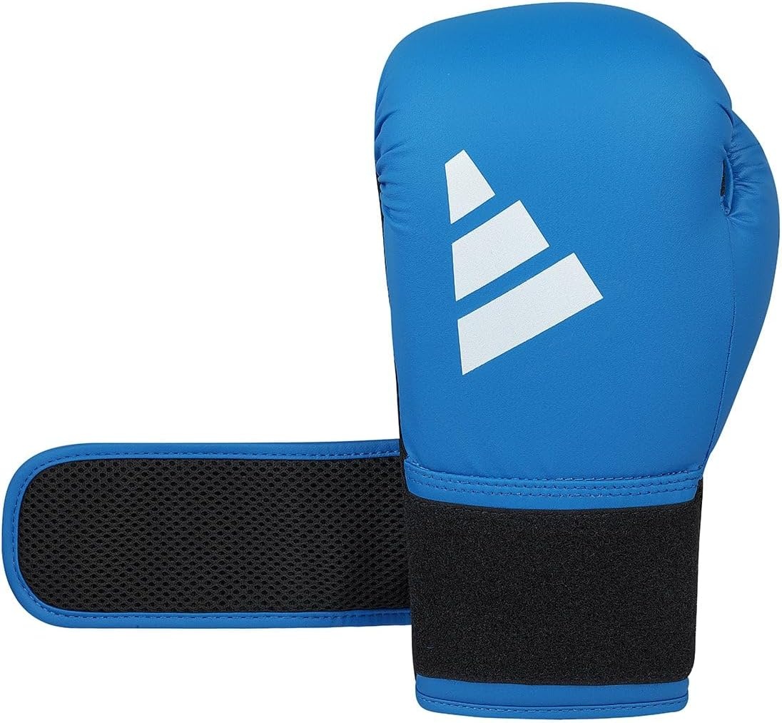 image:imageadidas Hybrid 25 Boxing Gloves for Boxing MMA Kickboxing Muay Thai Beginner Punching Bag Workouts Designed for Men amp Women Enhanced Training PerformanceBlue