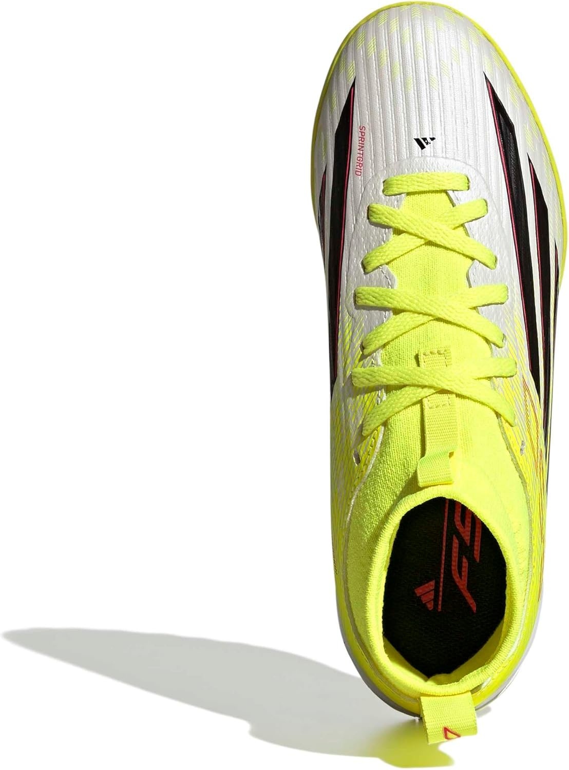 image:imageadidas Kids F50 League Mid Cut Turf FootballTeam Solar YellowBlackLucid Red
