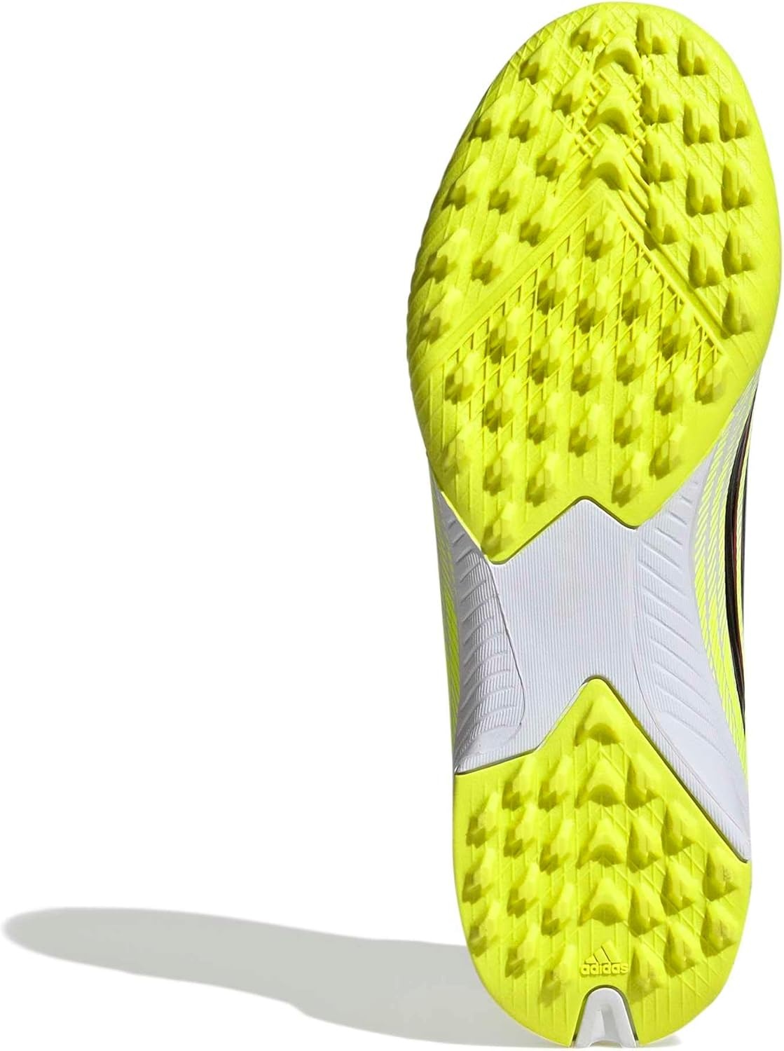image:imageadidas Kids F50 League Mid Cut Turf FootballTeam Solar YellowBlackLucid Red