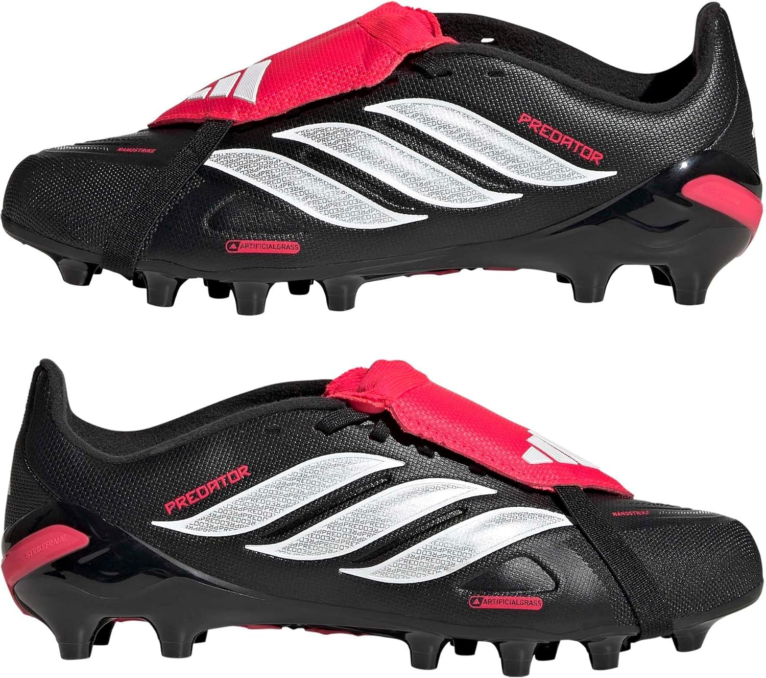 image:imageadidas Kids League Predator FoldOver Tongue Artificial GroundBlackWhiteLucid Red