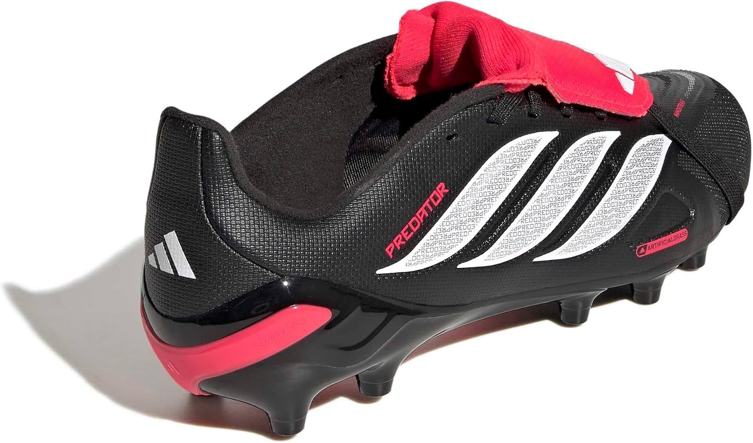 image:imageadidas Kids League Predator FoldOver Tongue Artificial GroundBlackWhiteLucid Red