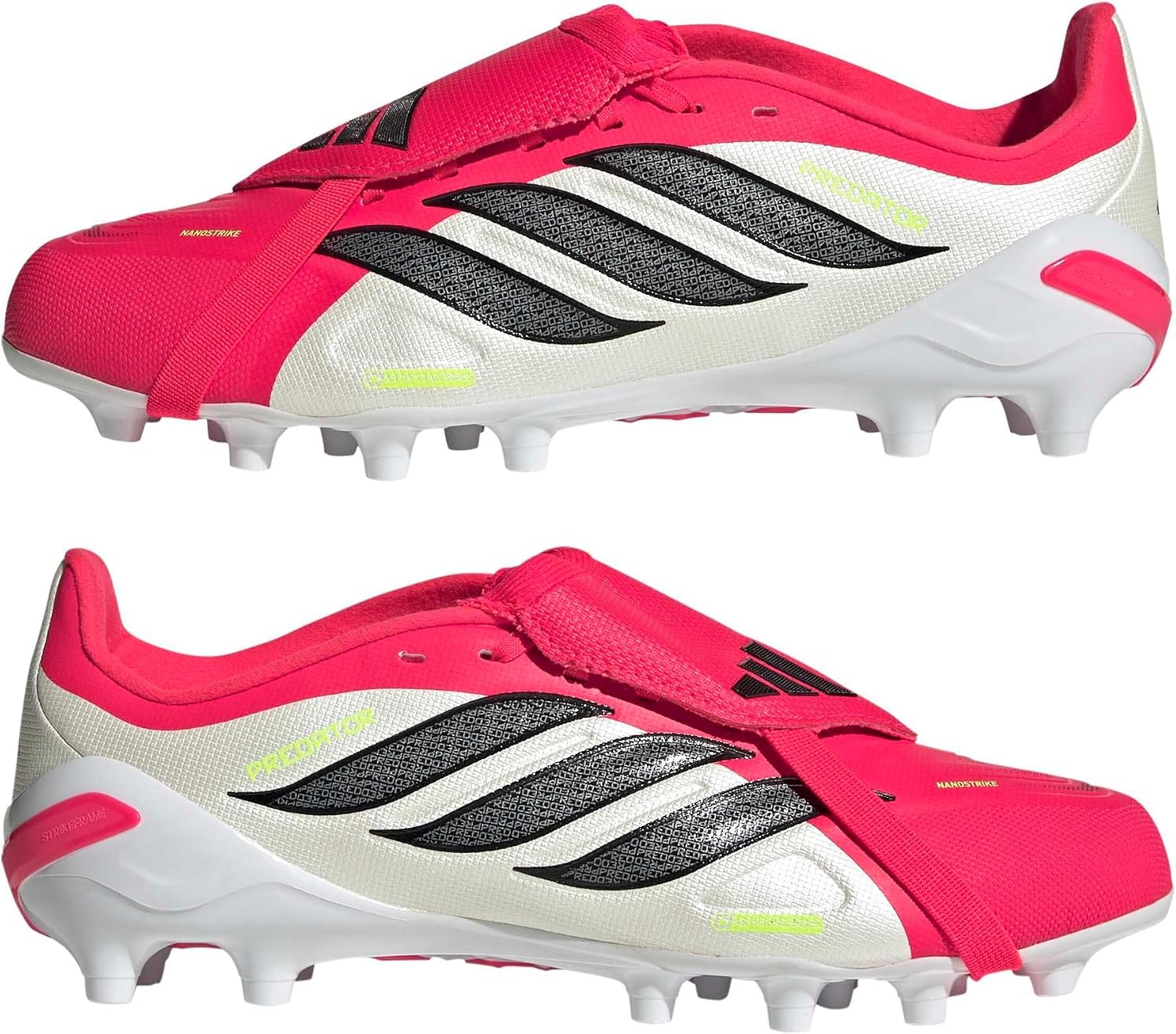 image:imageadidas Kids League Predator FoldOver Tongue Artificial GroundLucid RedBlackWhite