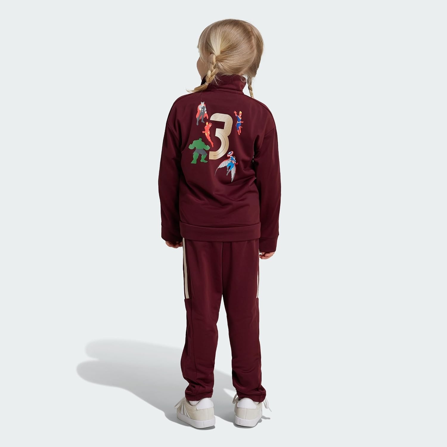 image:imageadidas Kids Marvel Avengers Tiro Track SuitShadow RedWonder Gold Metallic