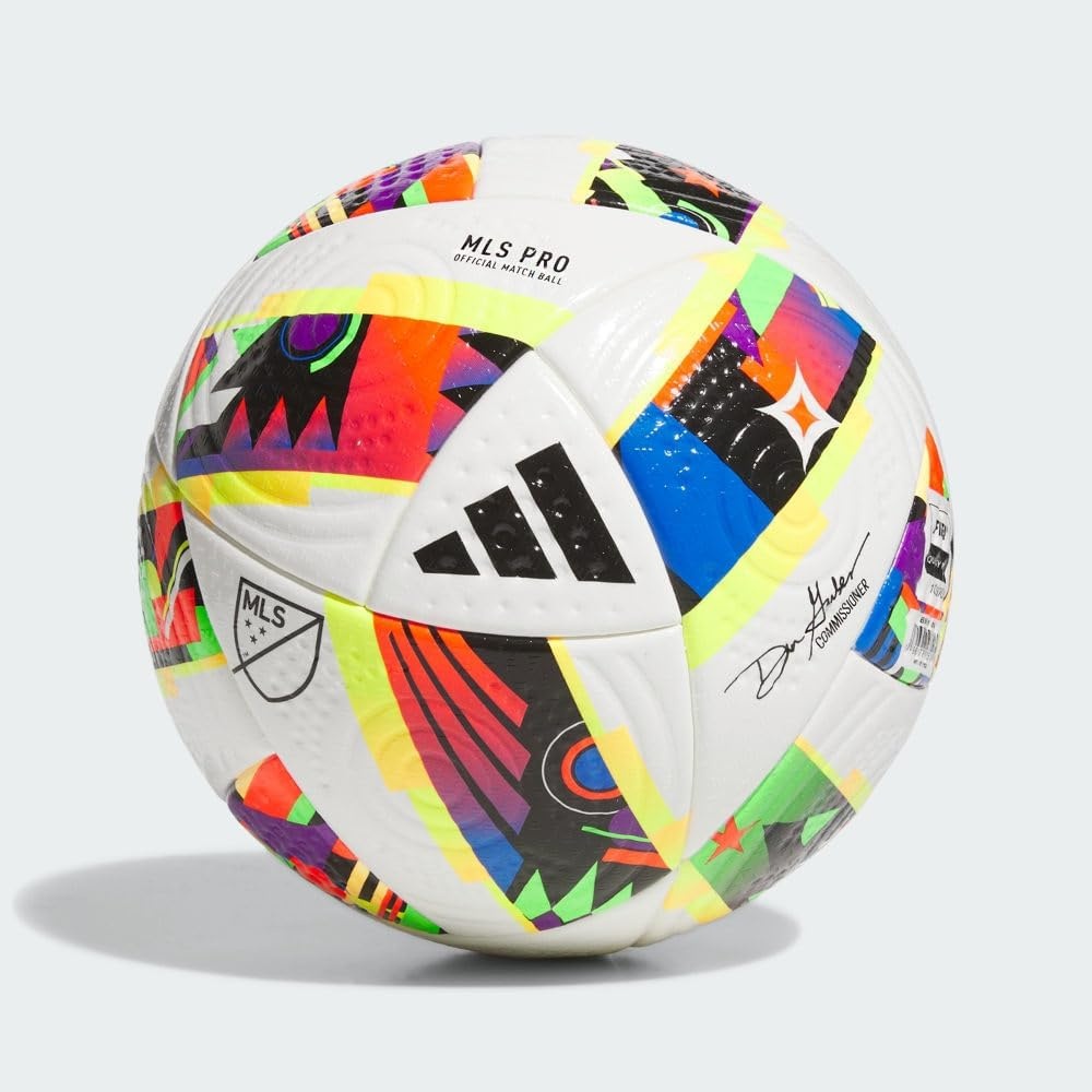 image:imageadidas MLS 24 Pro BallWhite Black Solar Gold