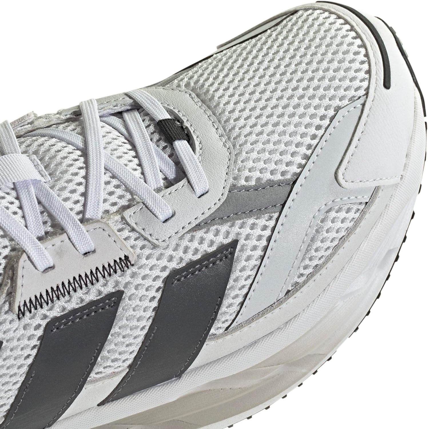 image:imageadidas Mens Adistar 3 Sportswear Lace Up Sneakers Shoes Casual GreyDash GreyGreyGrey