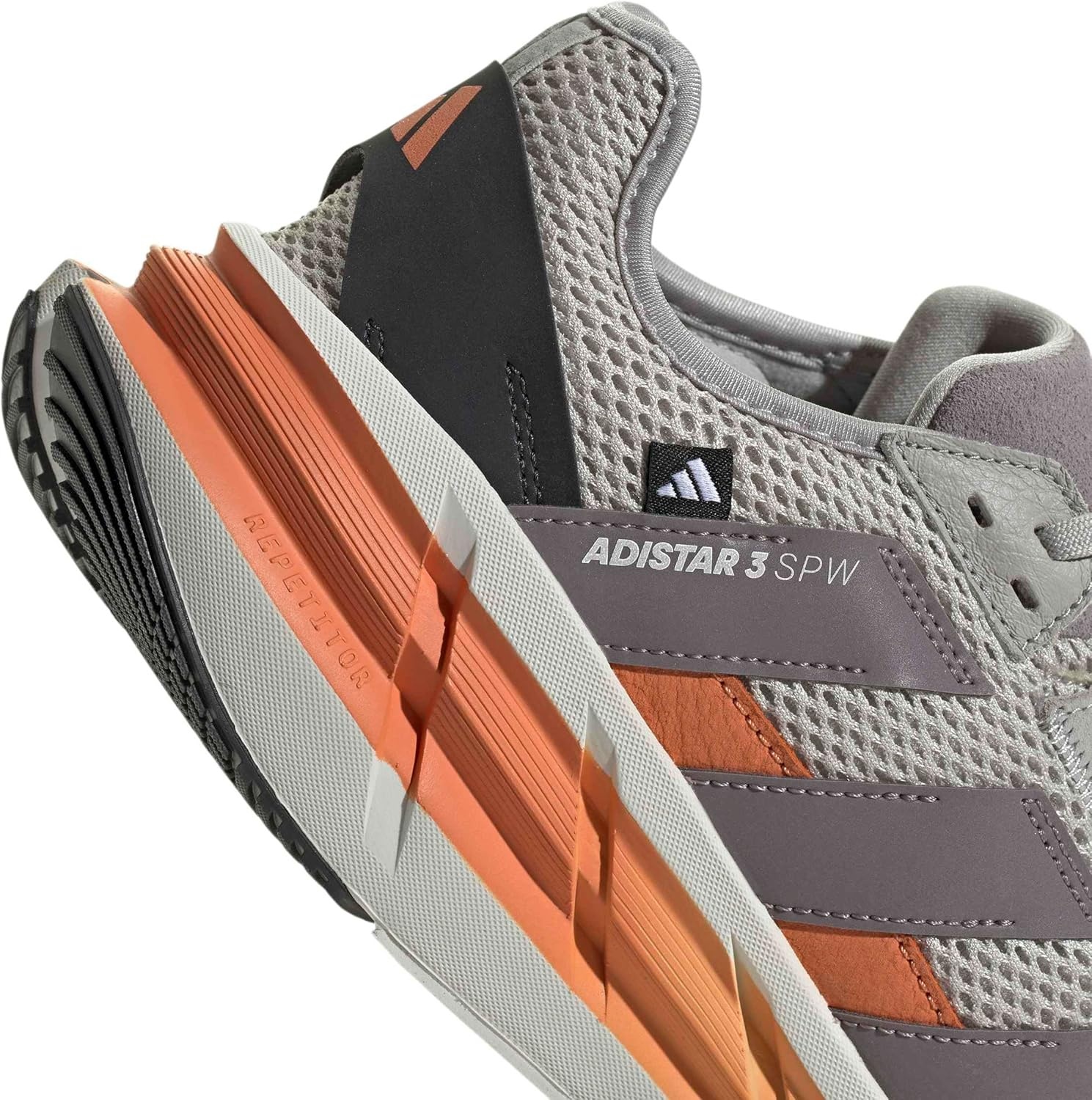 image:imageadidas Mens Adistar 3 Sportswear Lace Up Sneakers Shoes Casual GreyGreyTaupe Oxide