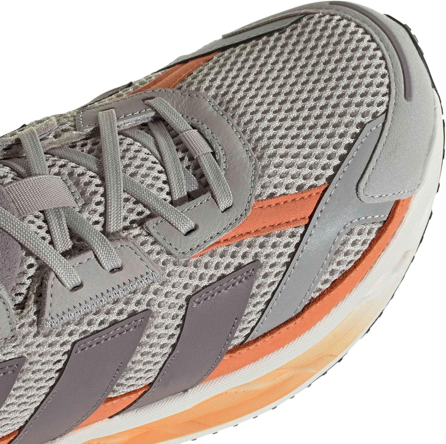 image:imageadidas Mens Adistar 3 Sportswear Lace Up Sneakers Shoes Casual GreyGreyTaupe Oxide