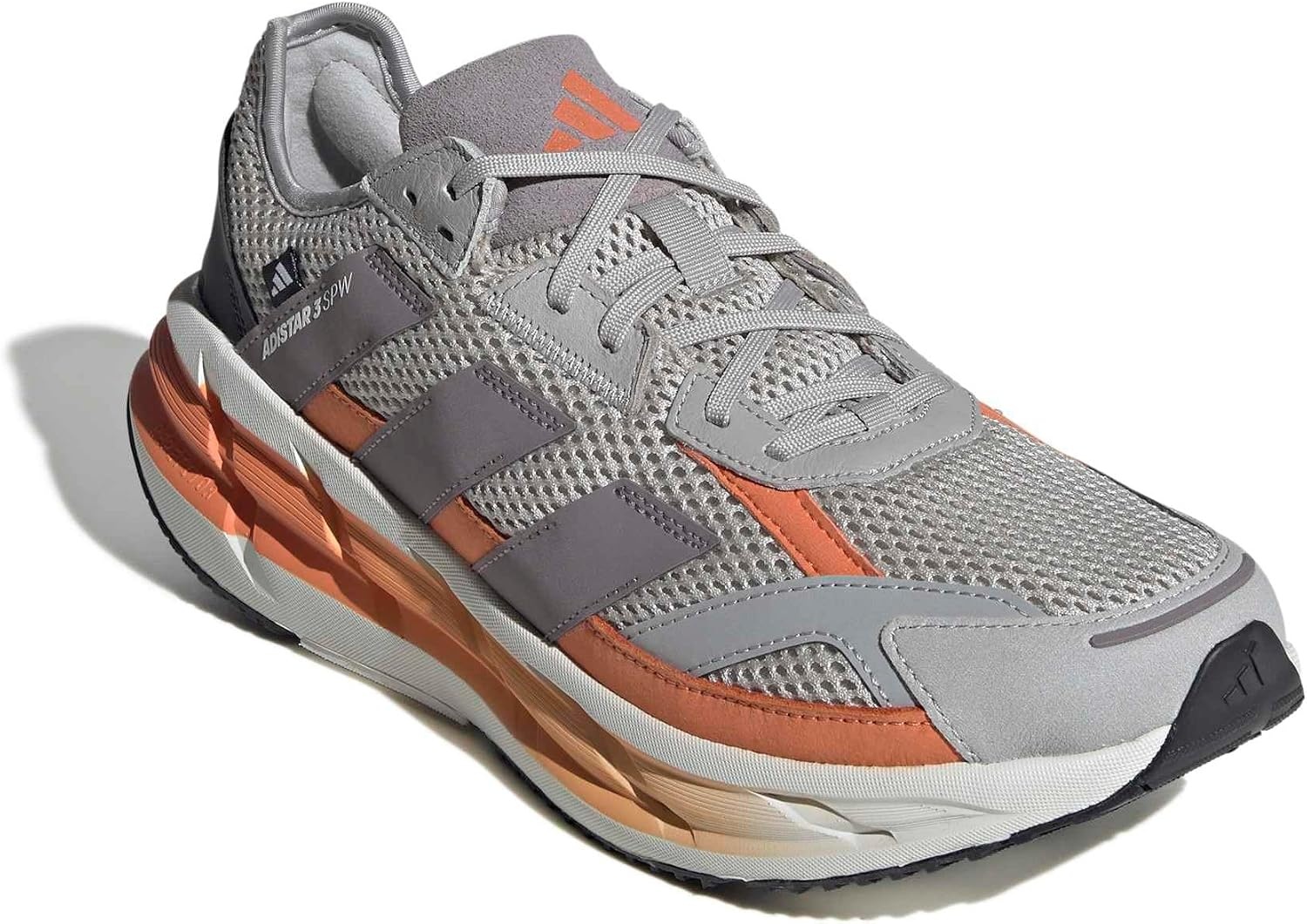 image:imageadidas Mens Adistar 3 Sportswear Lace Up Sneakers Shoes Casual GreyGreyTaupe Oxide