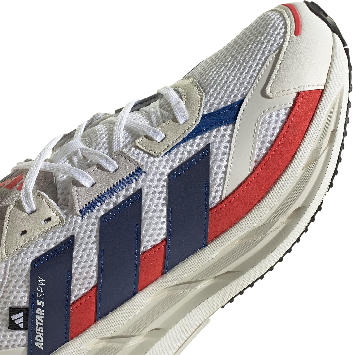 image:imageadidas Mens Adistar 3 Sportswear Lace Up Sneakers Shoes Casual GreyWhiteTeam Royal BlueOff White