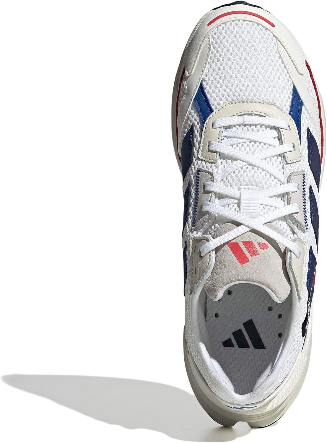 image:imageadidas Mens Adistar 3 Sportswear Lace Up Sneakers Shoes Casual GreyWhiteTeam Royal BlueOff White