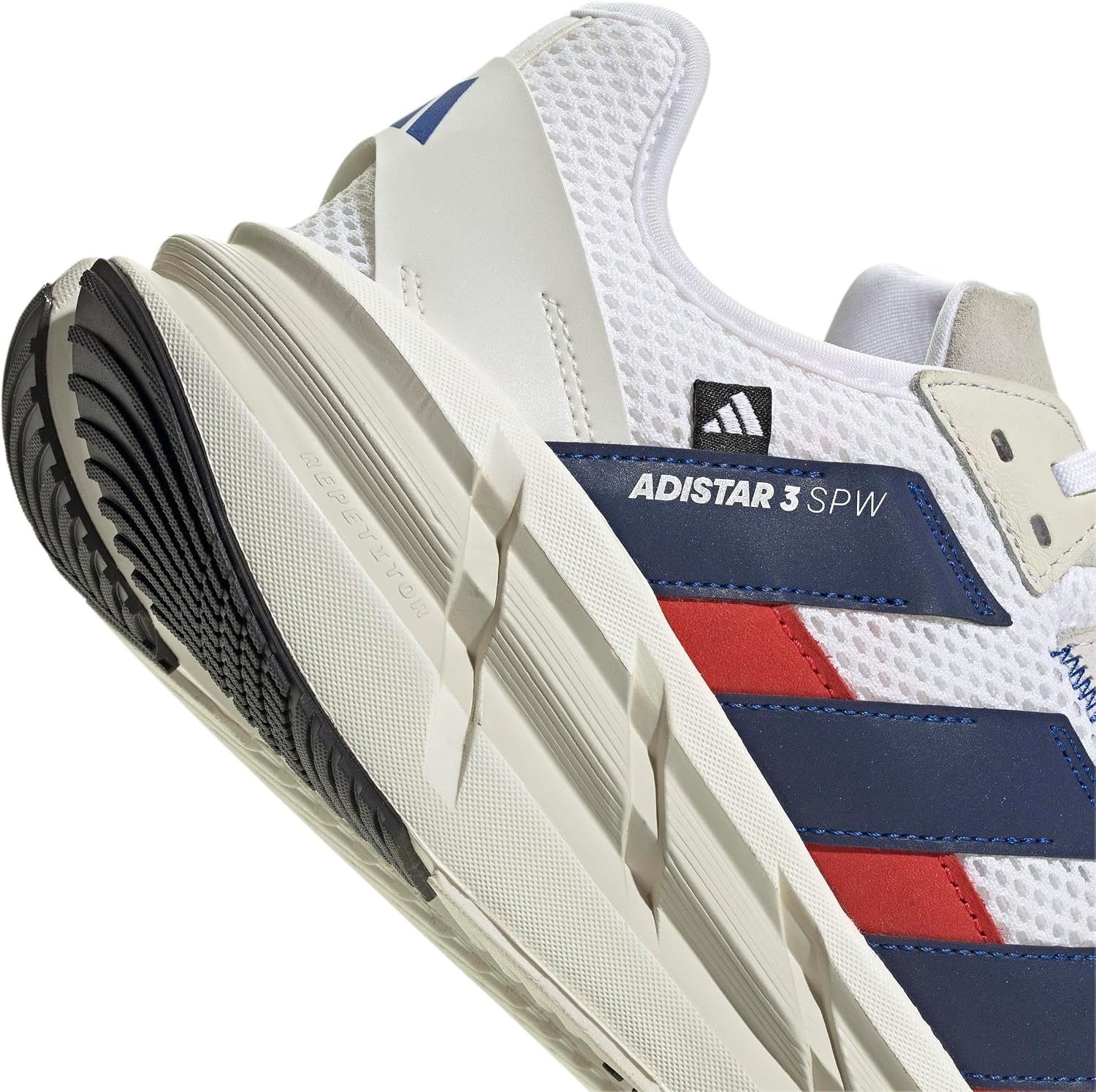 image:imageadidas Mens Adistar 3 Sportswear Lace Up Sneakers Shoes Casual GreyWhiteTeam Royal BlueOff White