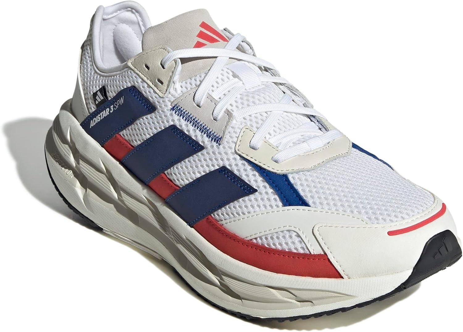 image:imageadidas Mens Adistar 3 Sportswear Lace Up Sneakers Shoes Casual GreyWhiteTeam Royal BlueOff White