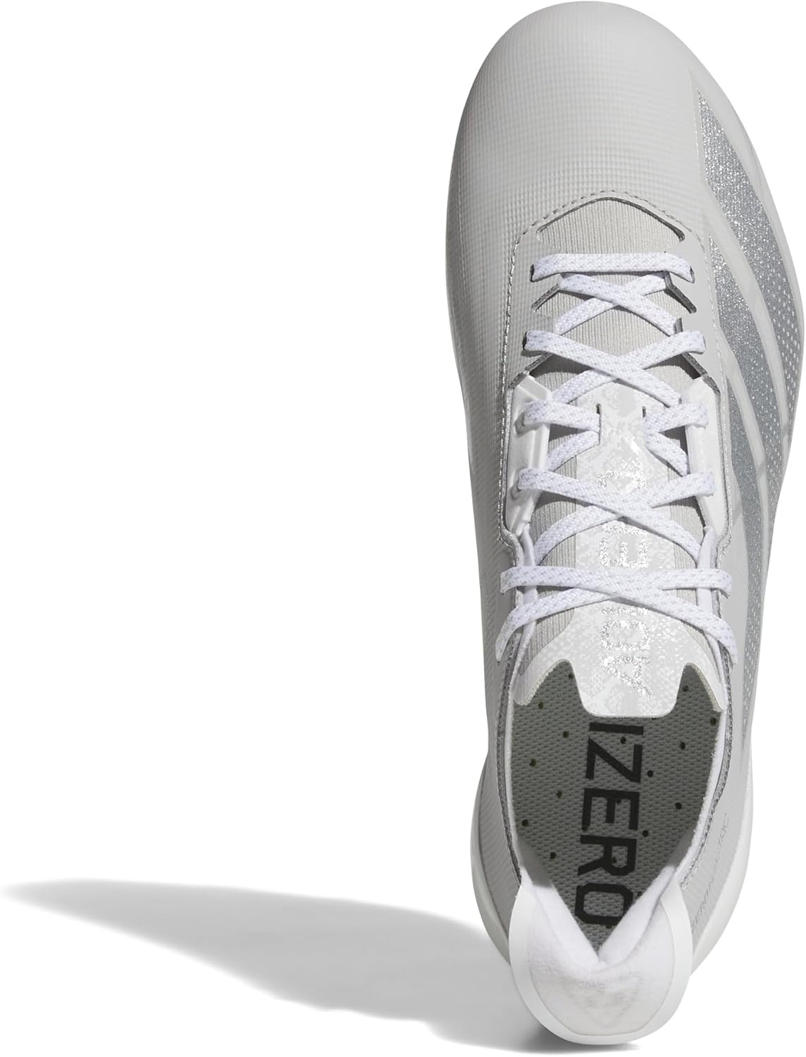 image:imageadidas Mens Adizero Electric Football Sneakers Shoes WhiteGreySilver MetallicWhite