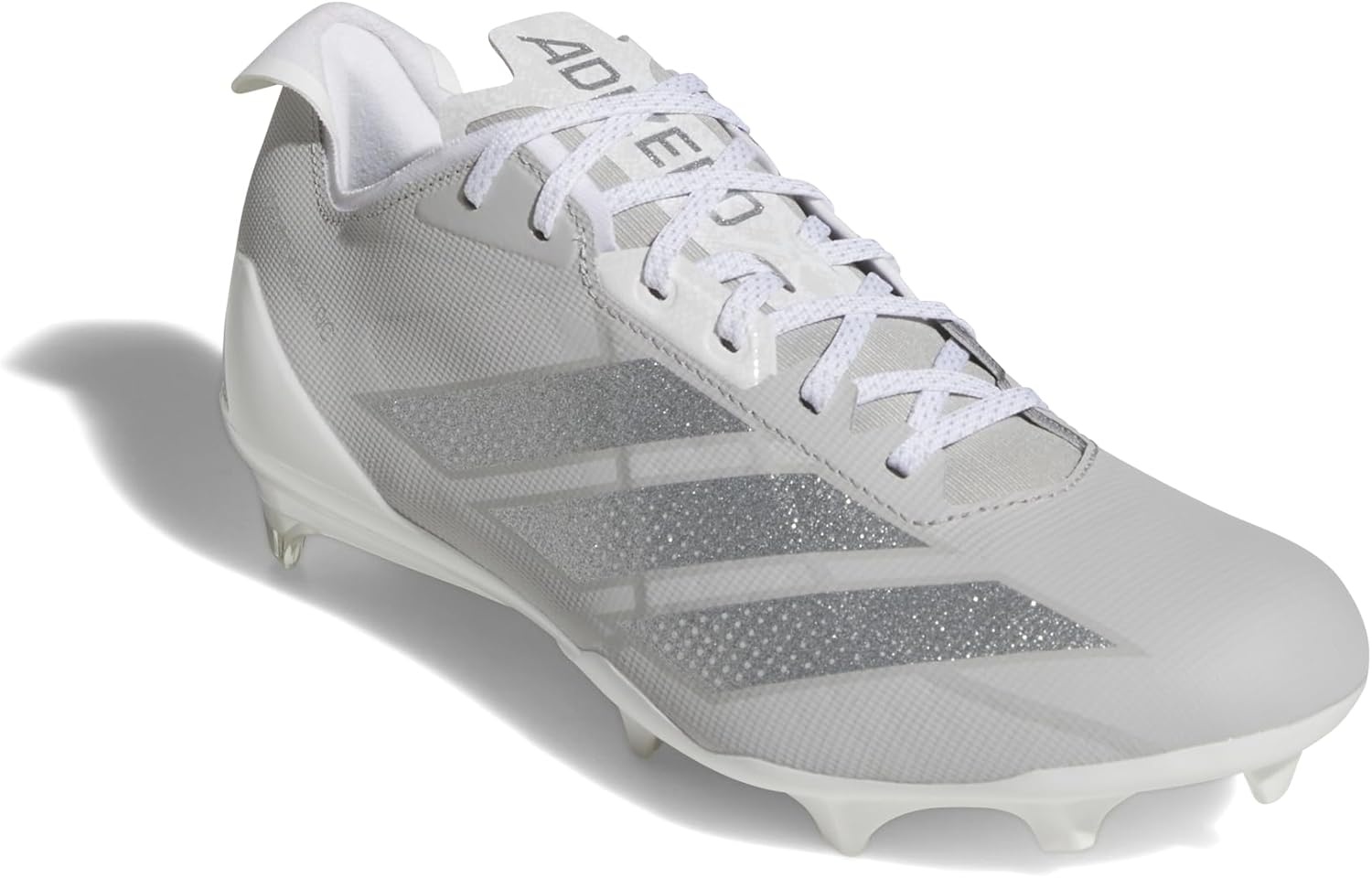 image:imageadidas Mens Adizero Electric Football Sneakers Shoes WhiteGreySilver MetallicWhite