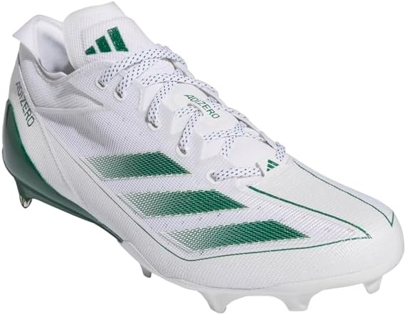 image:imageadidas Mens Adizero Electric Football Sneakers Shoes WhiteWhiteDark GreenWhite2024