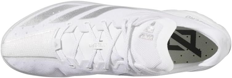 image:imageadidas Mens Adizero Electric Football Sneakers Shoes WhiteWhiteSilver MetallicWhite2024