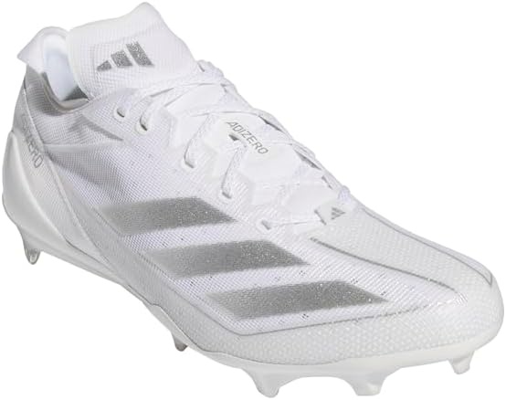 image:imageadidas Mens Adizero Electric Football Sneakers Shoes WhiteWhiteSilver MetallicWhite2024