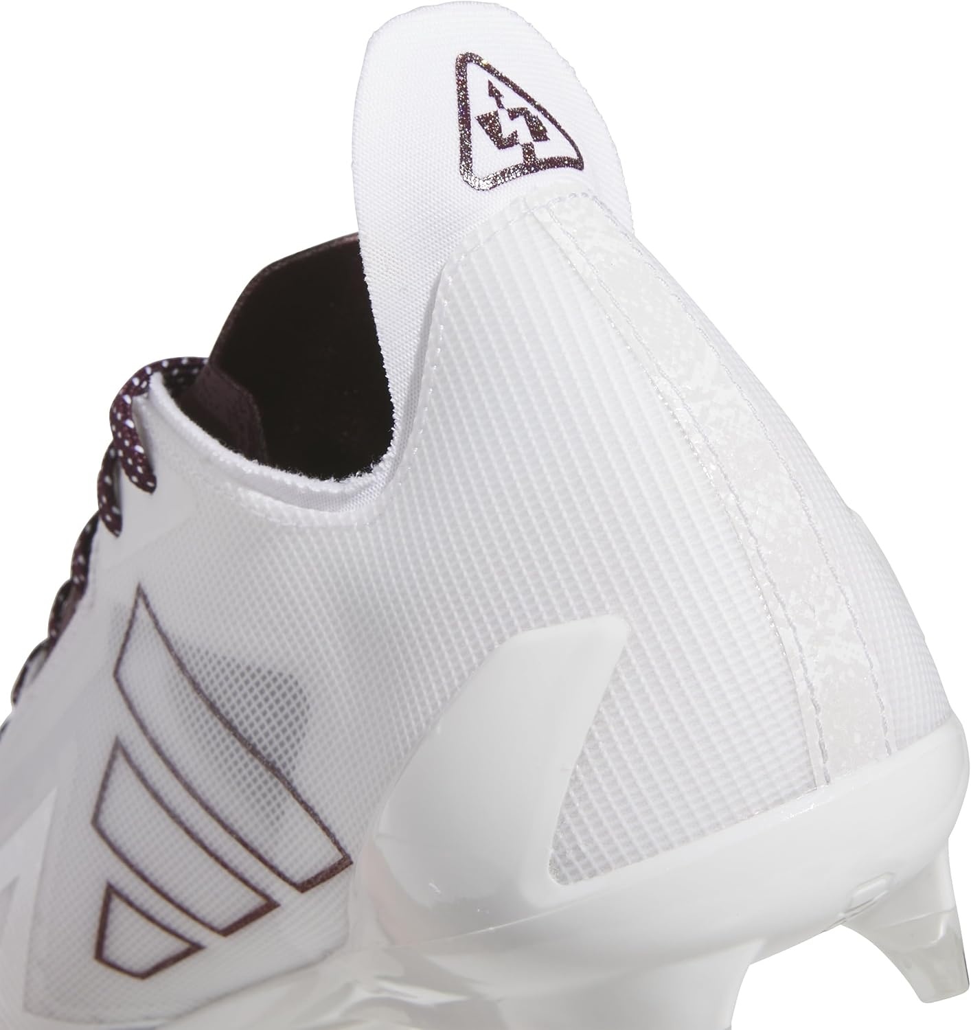 image:imageadidas Mens Adizero Electric Football Sneakers Shoes WhiteWhiteTeam MaroonWhite