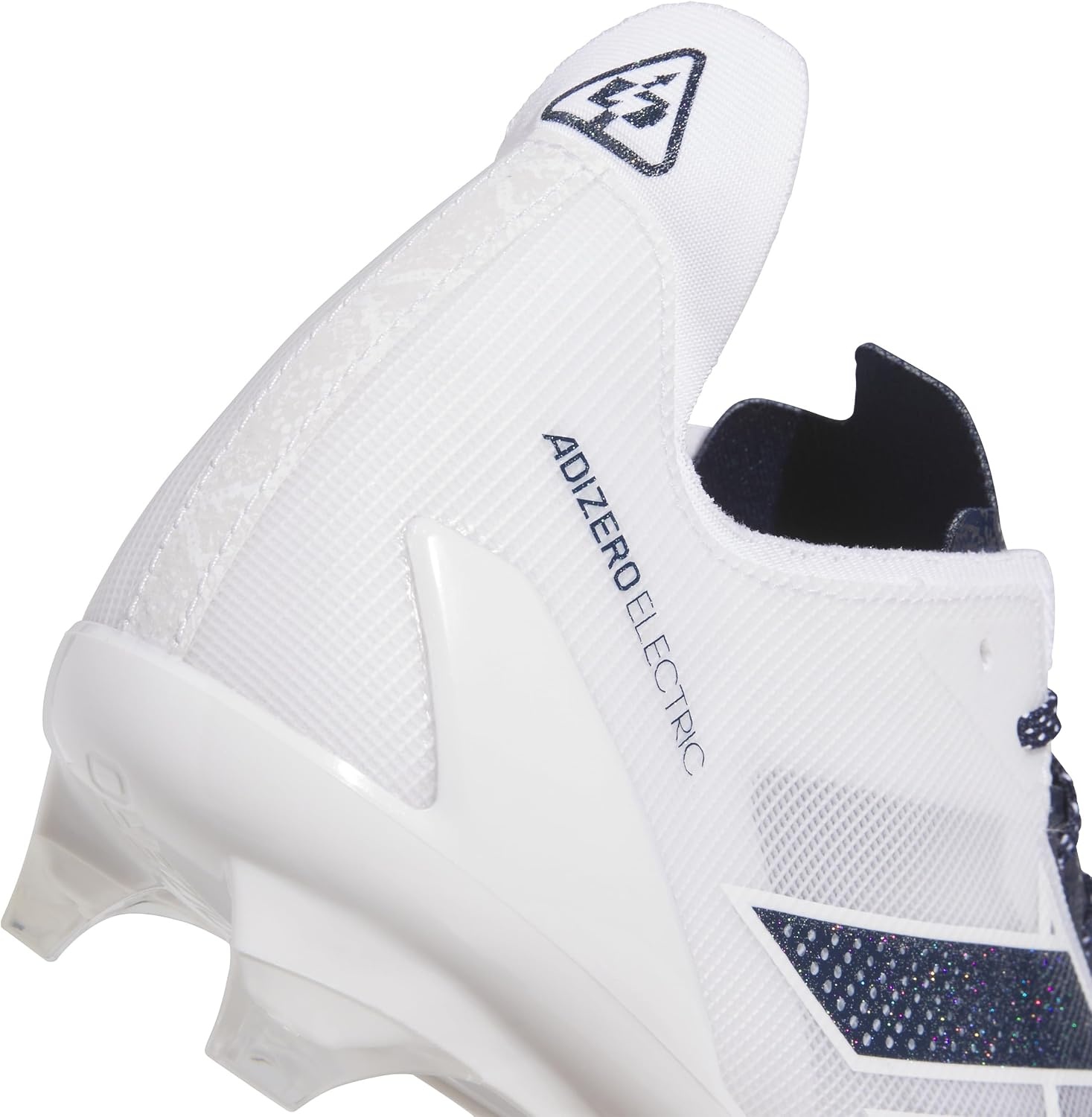 image:imageadidas Mens Adizero Electric Football Sneakers Shoes WhiteWhiteTeam Navy BlueWhite