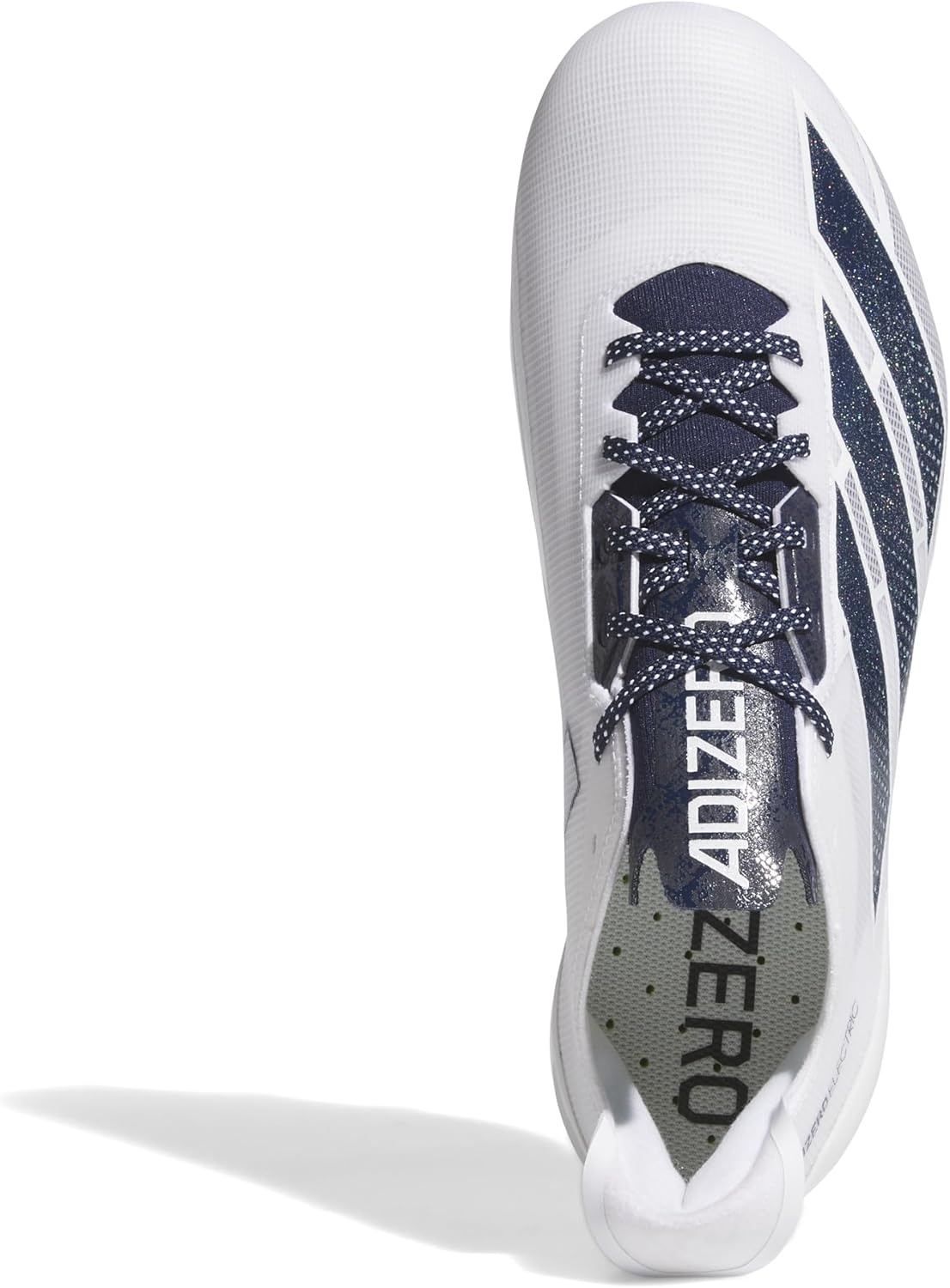 image:imageadidas Mens Adizero Electric Football Sneakers Shoes WhiteWhiteTeam Navy BlueWhite