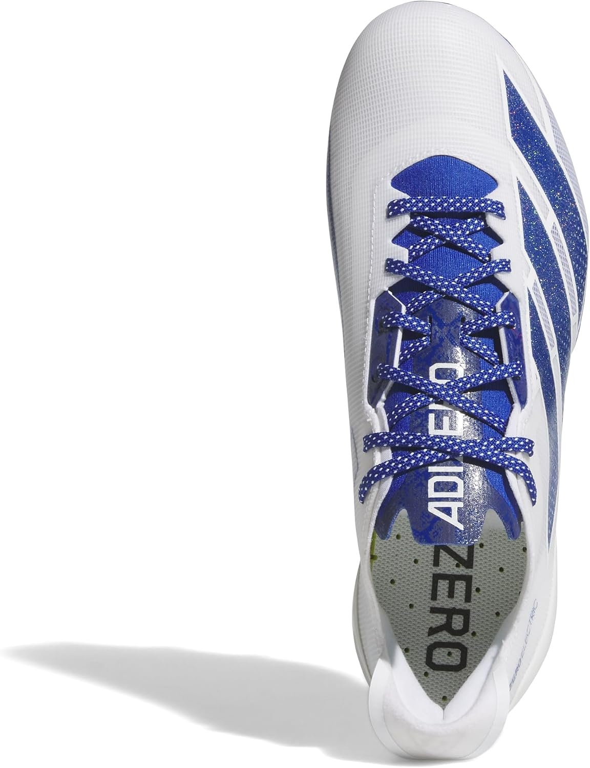 image:imageadidas Mens Adizero Electric Football Sneakers Shoes WhiteWhiteTeam Royal BlueWhite