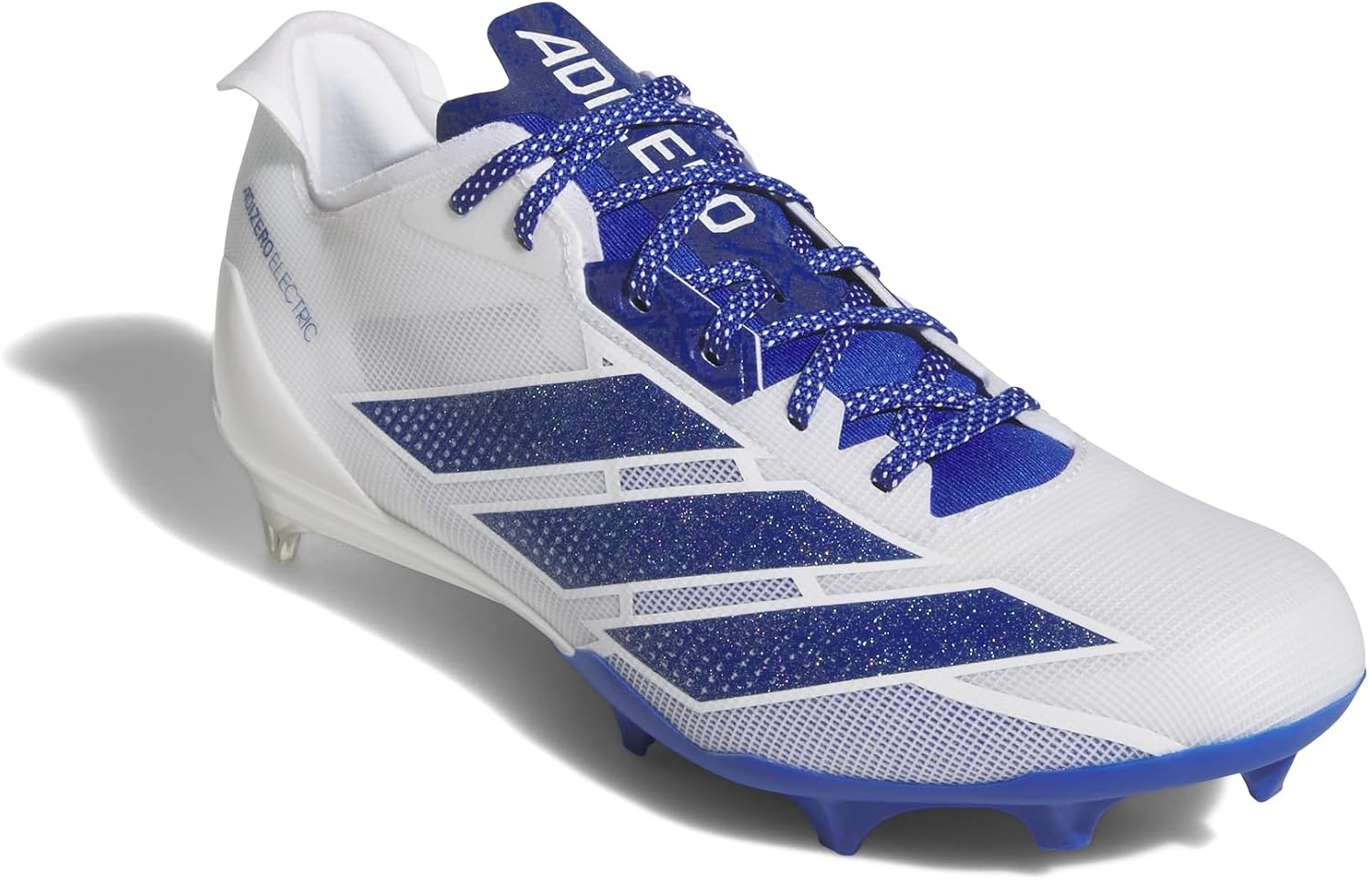 image:imageadidas Mens Adizero Electric Football Sneakers Shoes WhiteWhiteTeam Royal BlueWhite