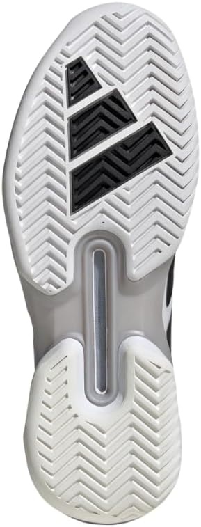 image:imageadidas Mens Adizero Ubersonic 5 Tennis ShoesWhiteBlackSilver Metallic