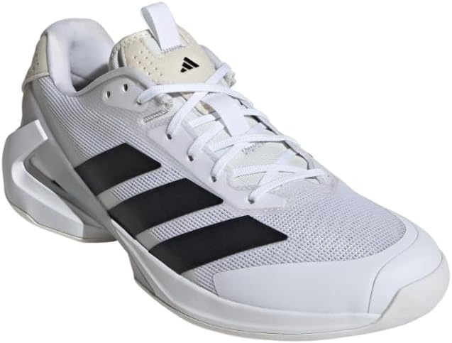 image:imageadidas Mens Adizero Ubersonic 5 Tennis ShoesWhiteBlackSilver Metallic