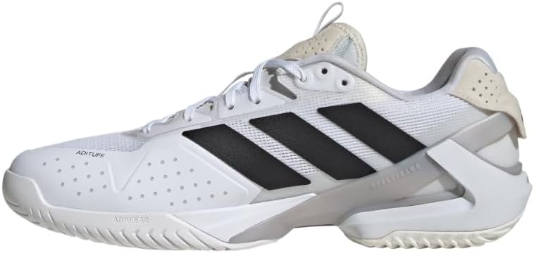 image:imageadidas Mens Adizero Ubersonic 5 Tennis ShoesWhiteBlackSilver Metallic