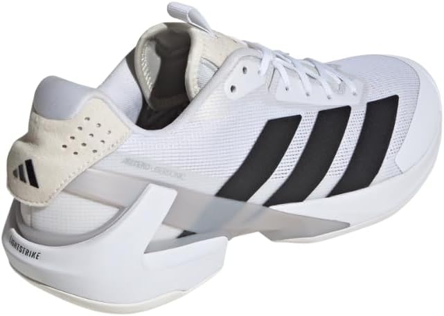 image:imageadidas Mens Adizero Ubersonic 5 Tennis ShoesWhiteBlackSilver Metallic