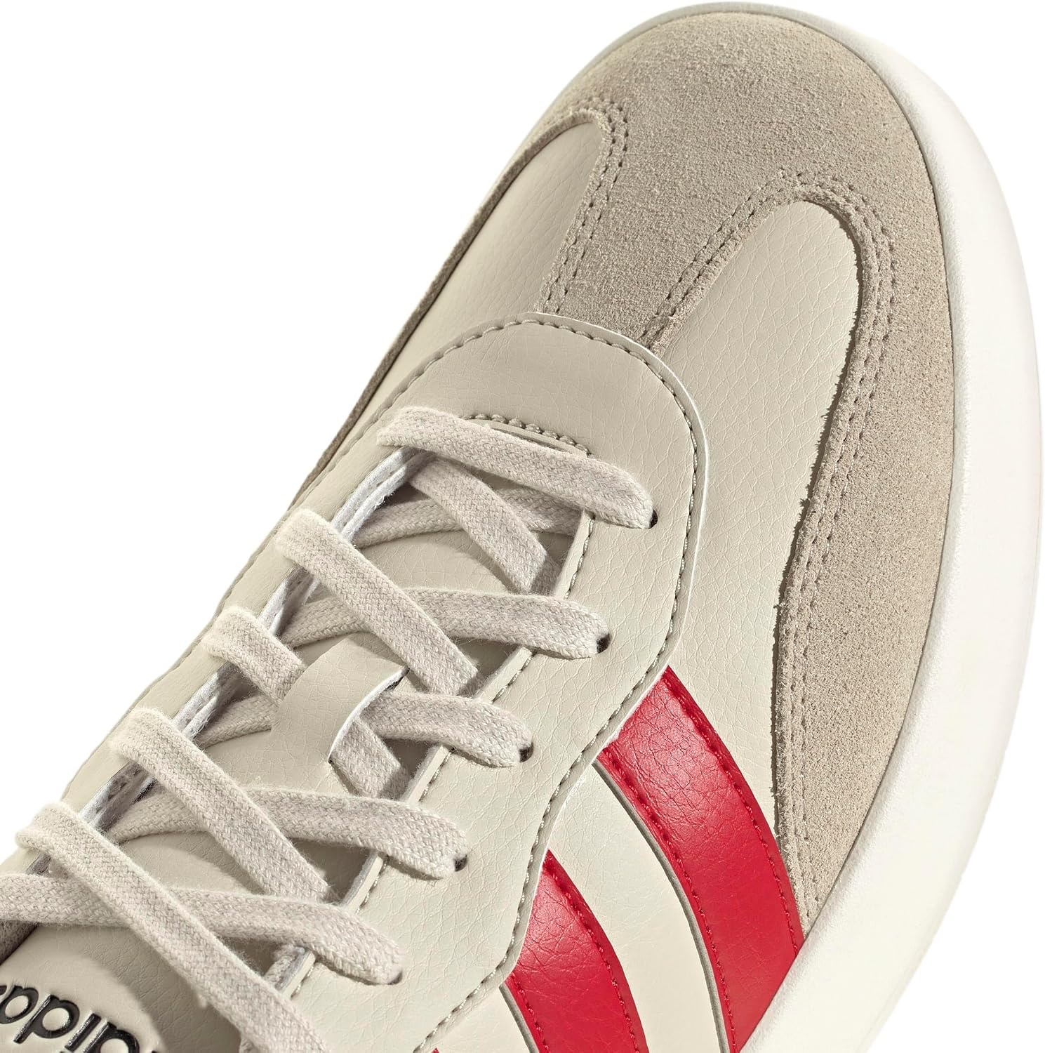 image:imageadidas Mens Barreda Fashion SneakersAluminaBetter ScarletWonder Beige