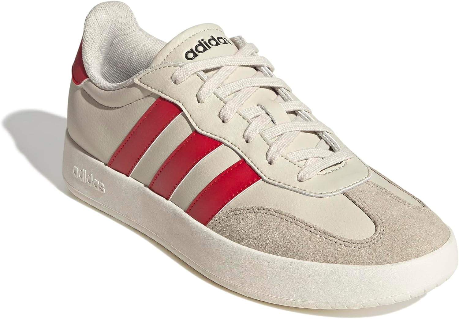 image:imageadidas Mens Barreda Fashion SneakersAluminaBetter ScarletWonder Beige
