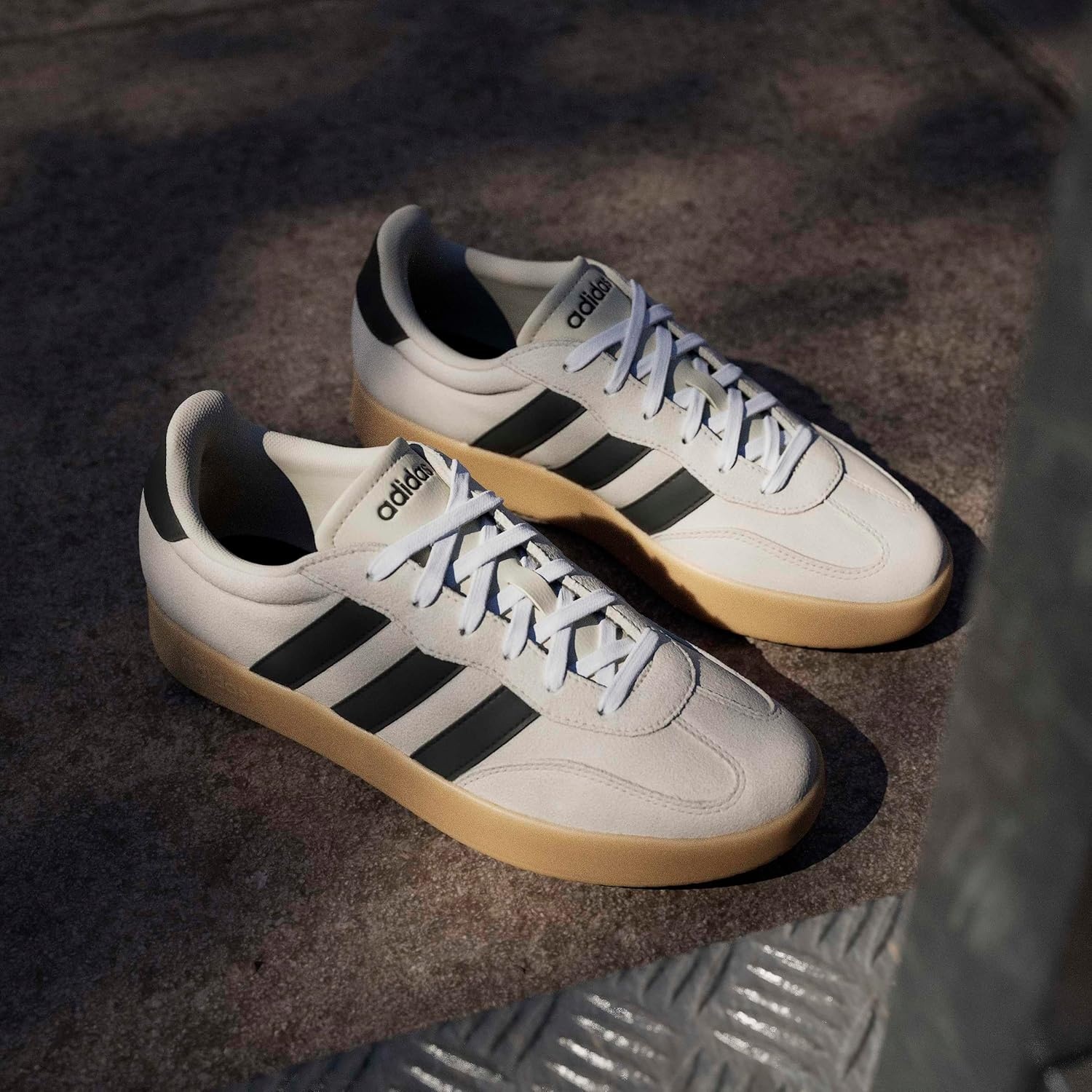 image:imageadidas Mens Barreda Fashion SneakersAluminaBlackGum