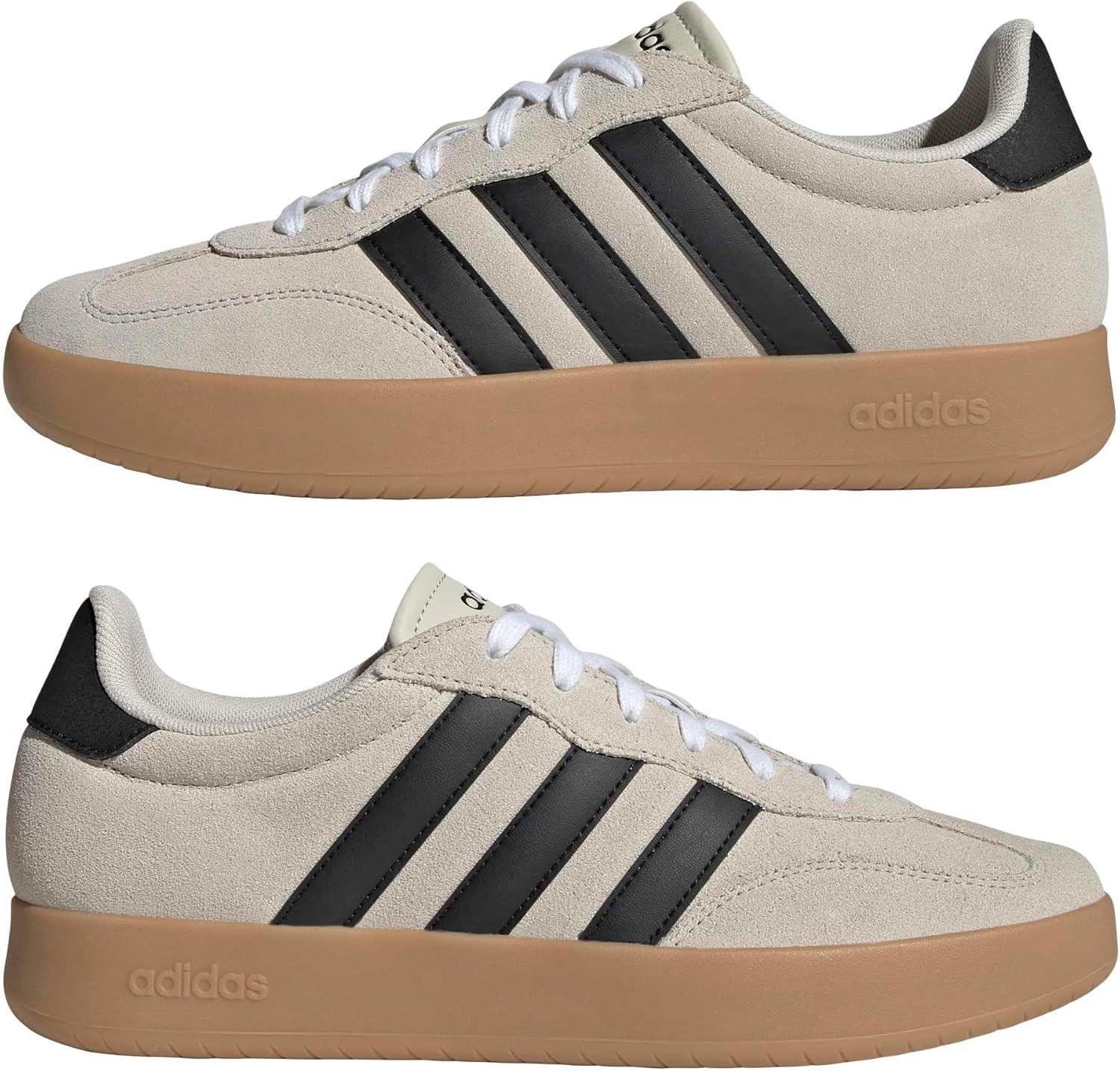 image:imageadidas Mens Barreda Fashion SneakersAluminaBlackGum