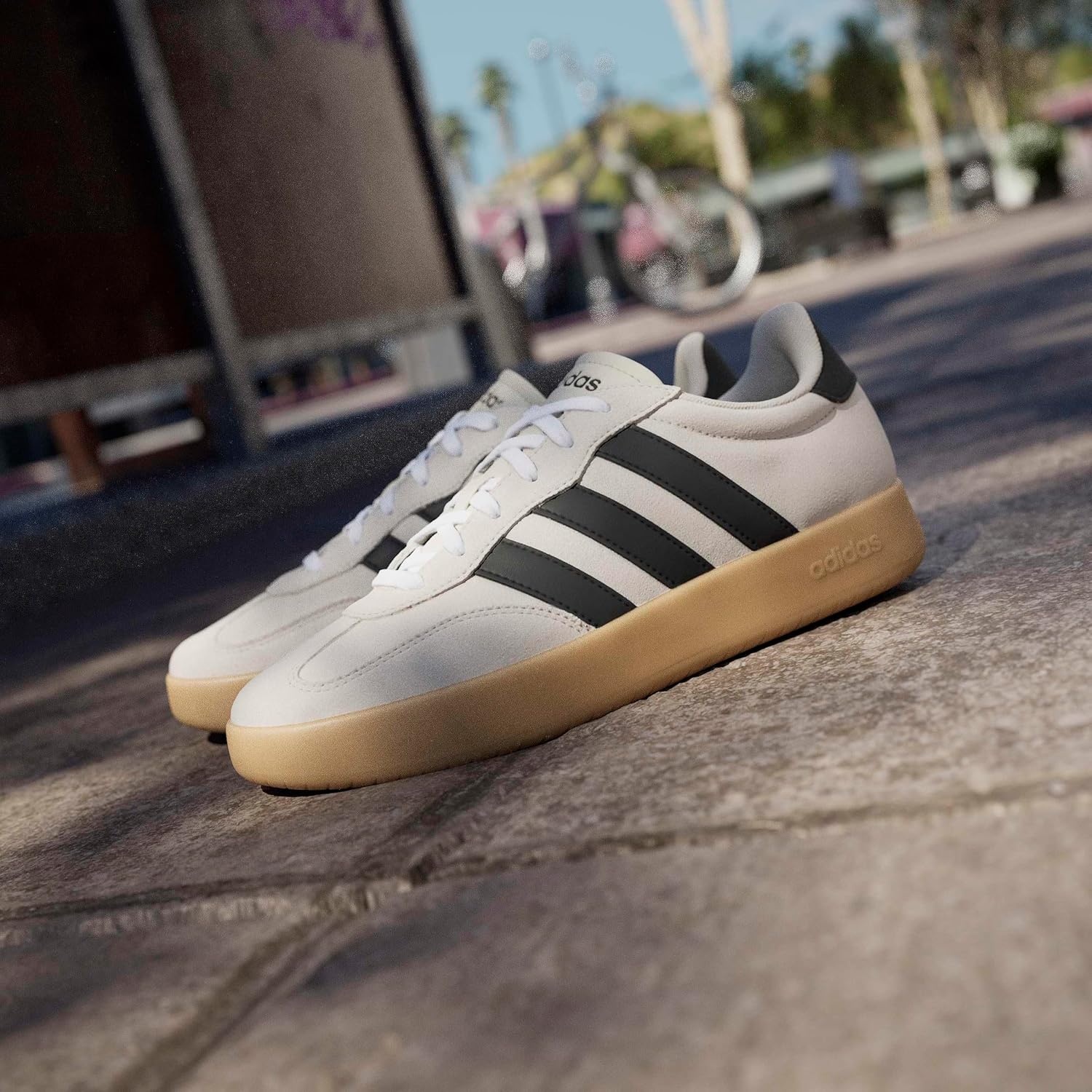 image:imageadidas Mens Barreda Fashion SneakersAluminaBlackGum
