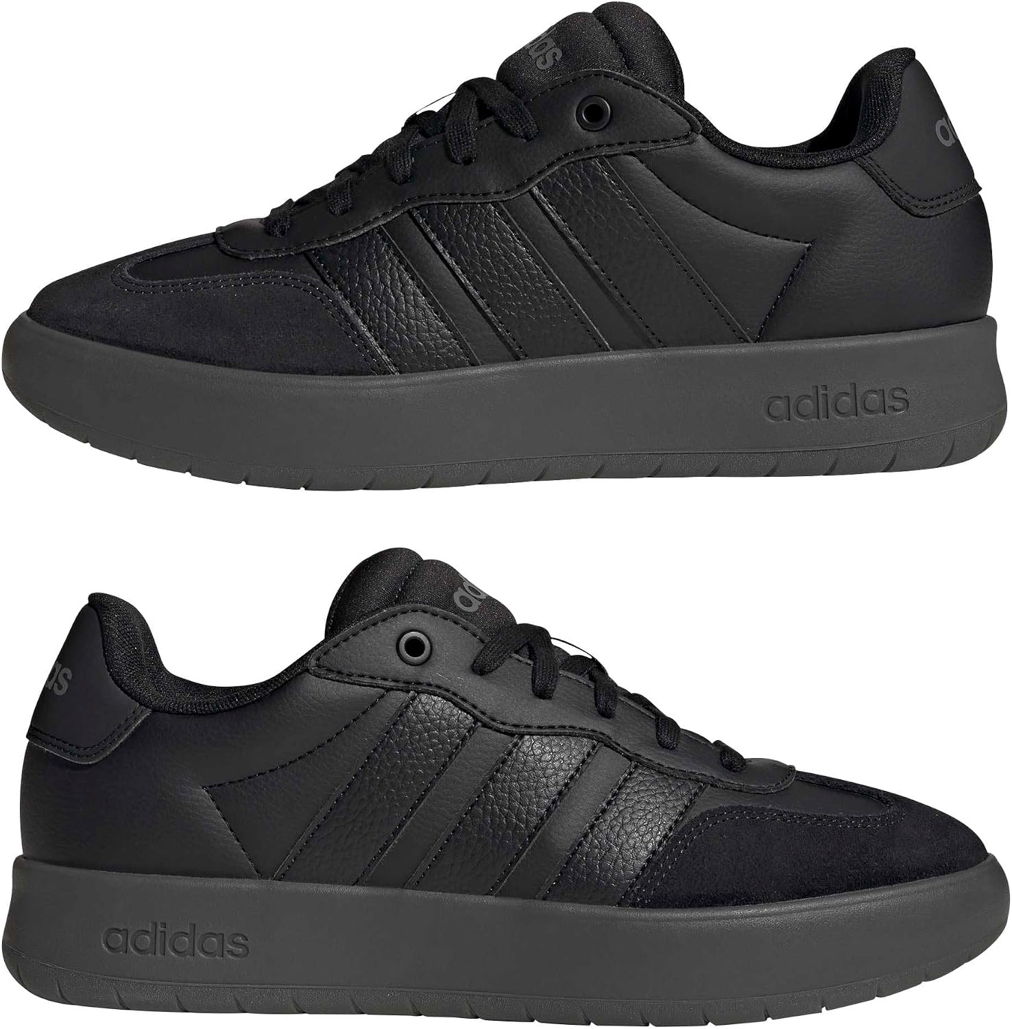 image:imageadidas Mens Barreda Fashion SneakersBlackBlackGrey