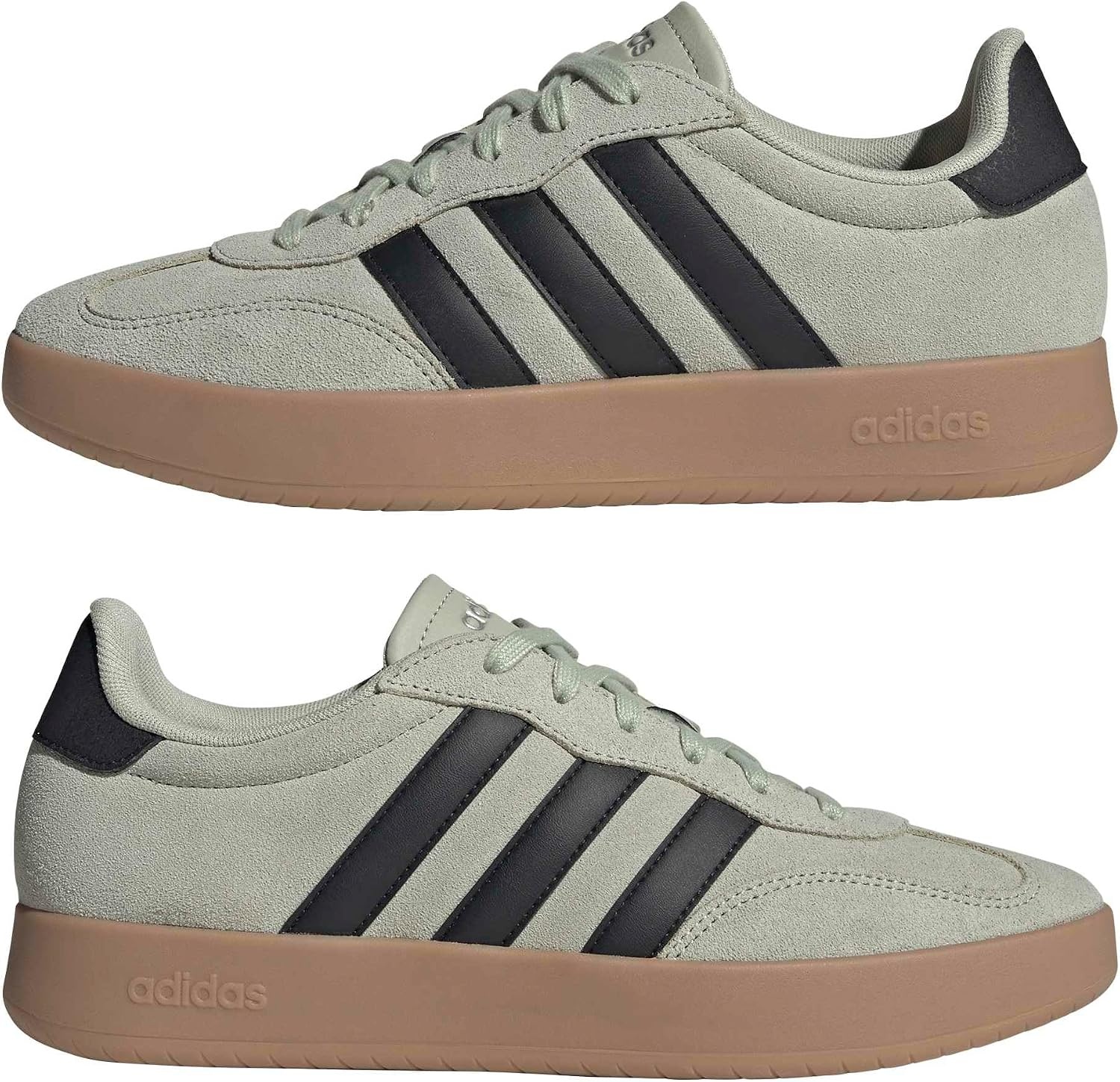 image:imageadidas Mens Barreda Fashion SneakersHalo GreenBlackMatte Silver