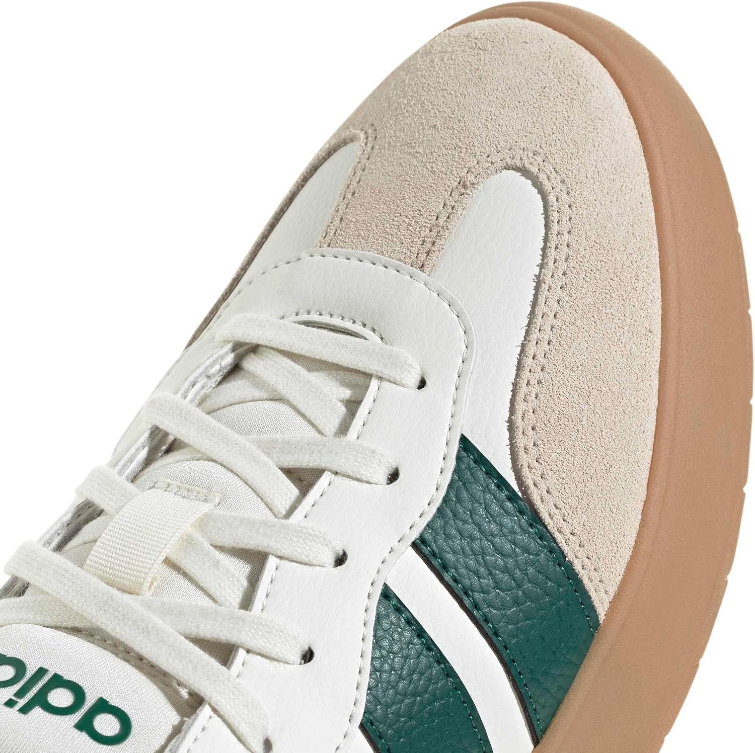 image:imageadidas Mens Barreda Fashion SneakersOff WhiteCollegiate GreenGum