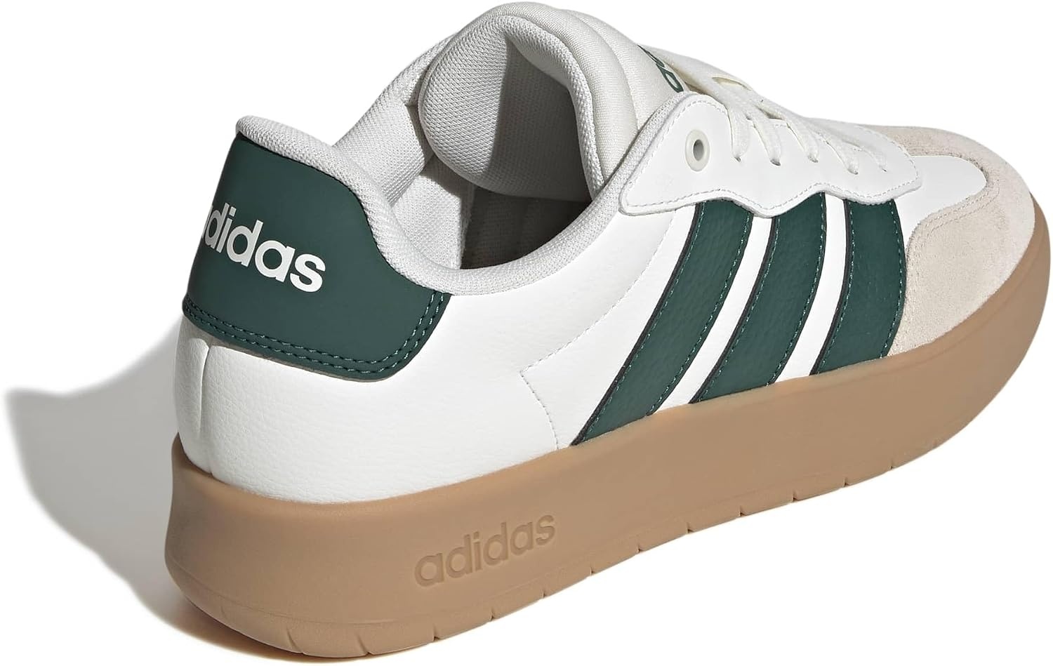 image:imageadidas Mens Barreda Fashion SneakersOff WhiteCollegiate GreenGum