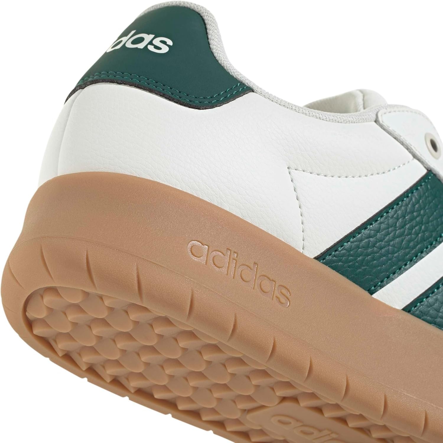 image:imageadidas Mens Barreda Fashion SneakersOff WhiteCollegiate GreenGum