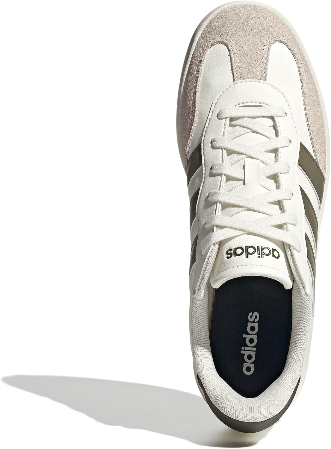 image:imageadidas Mens Barreda Fashion SneakersOff WhiteOlive StrataAlumina