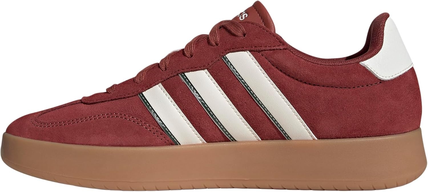 image:imageadidas Mens Barreda Fashion SneakersPreloved RubyOff WhiteCollegiate Green