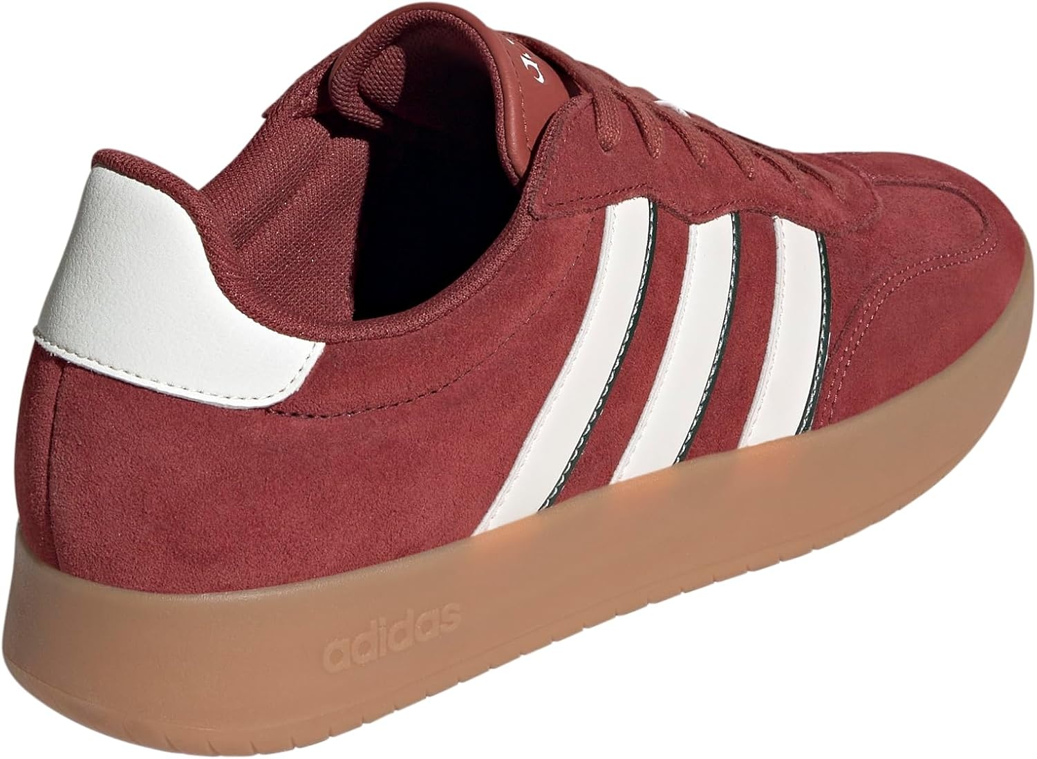 image:imageadidas Mens Barreda Fashion SneakersPreloved RubyOff WhiteCollegiate Green