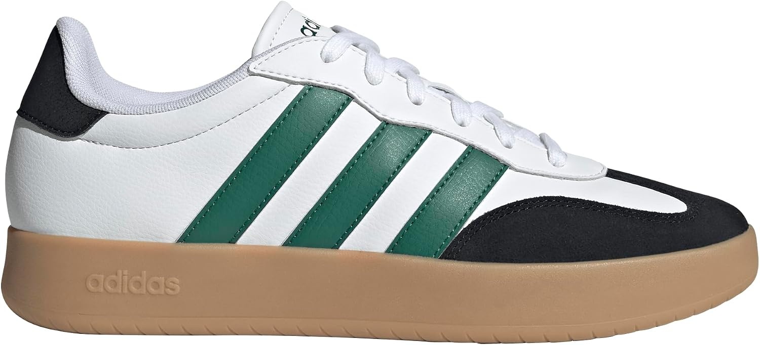 image:imageadidas Mens Barreda Fashion SneakersWhiteCollegiate GreenBlack