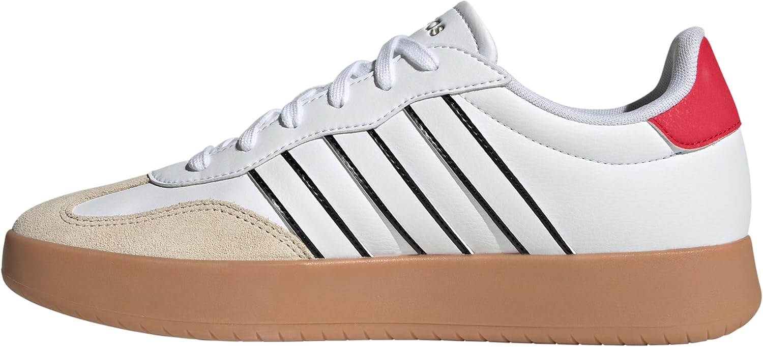 image:imageadidas Mens Barreda Fashion SneakersWhiteWhitePure Ruby