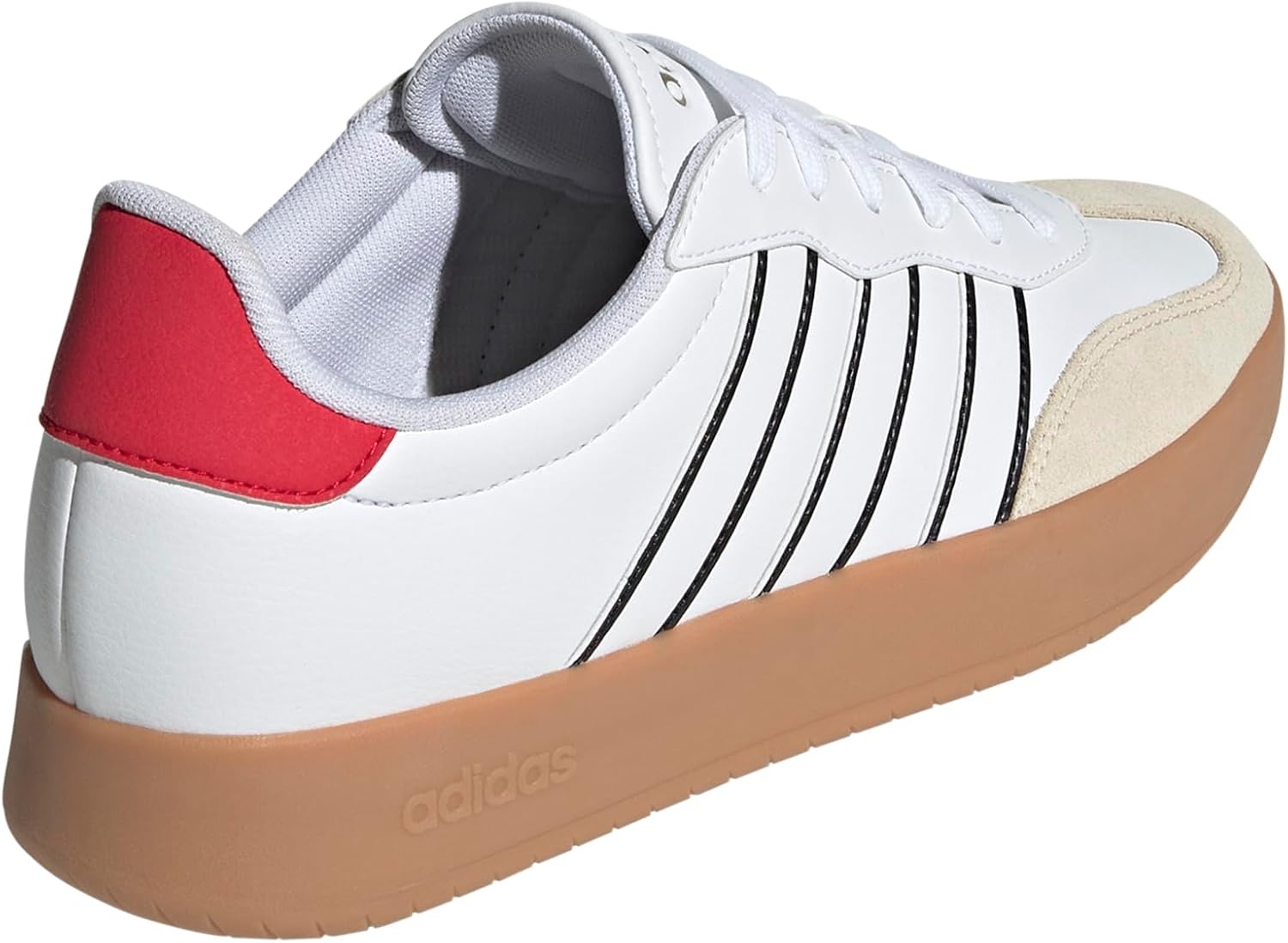 image:imageadidas Mens Barreda Fashion SneakersWhiteWhitePure Ruby