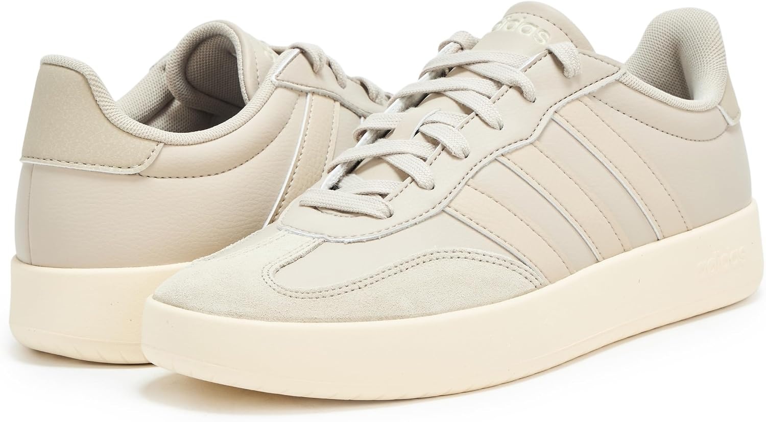 image:imageadidas Mens Barreda Fashion SneakersWonder BeigeWonder BeigeWonder White