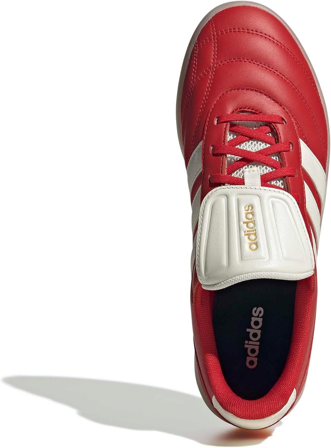 image:imageadidas Mens Barreda Mundial Lace Up Sneakers Shoes Casual RedBetter ScarletOff WhiteGold Metallic