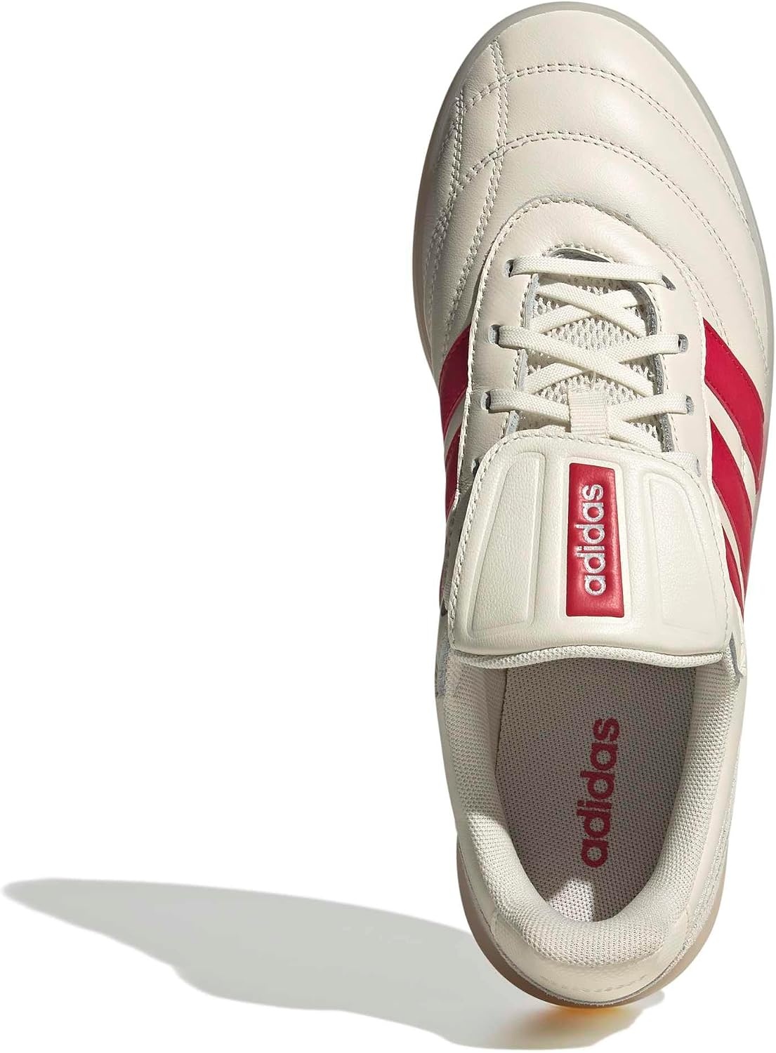 image:imageadidas Mens Barreda Mundial Lace Up Sneakers Shoes Casual RedOff WhitePure RubyOrbit Grey