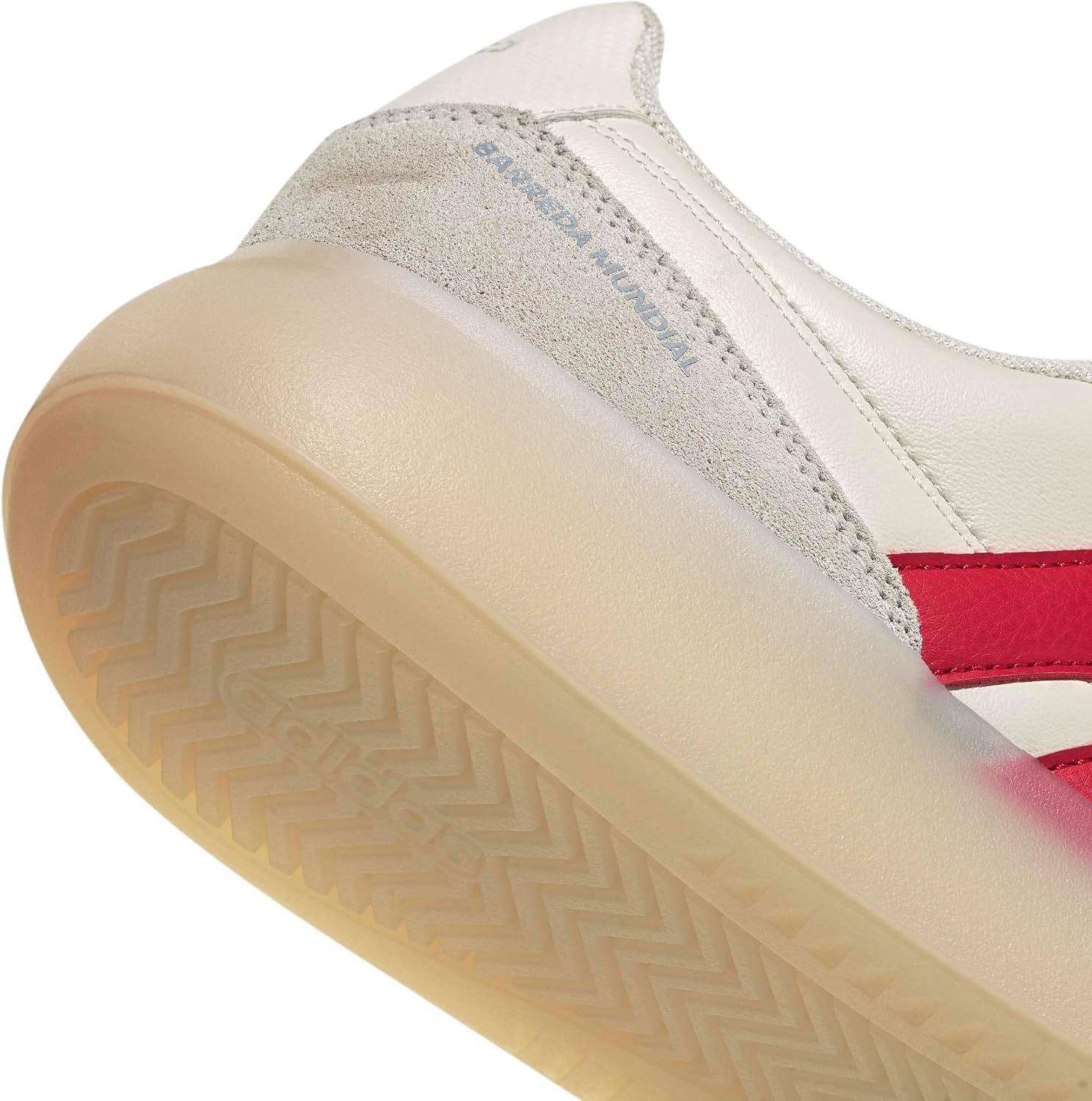 image:imageadidas Mens Barreda Mundial Lace Up Sneakers Shoes Casual RedOff WhitePure RubyOrbit Grey